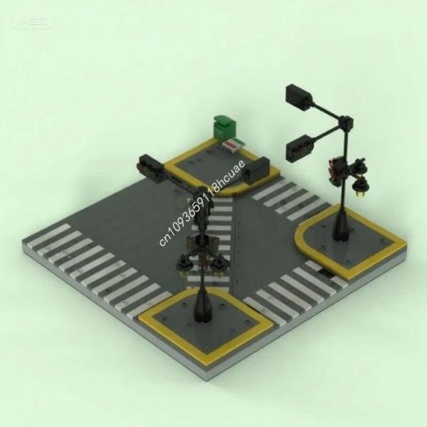 約675ピース 渋谷スクランブル交差点 モデル ブロック 組立キット レゴ互換 知育玩具 クリスマスプレゼント