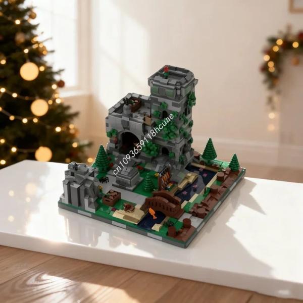 2191ピース MOC リバーバスティオンキャッスルモデル 組み立てブロック 組み立ておもちゃ 創造的なアイデア