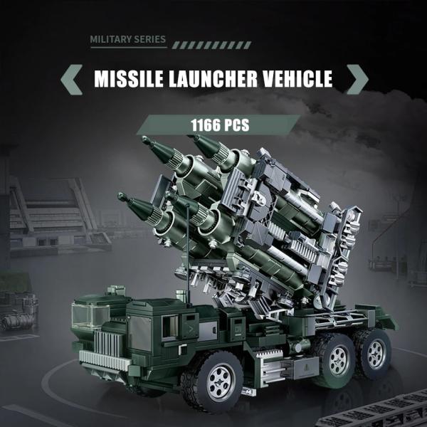 約1000ピース ＜軍用戦車・弾道ミサイル・装甲車・攻撃ヘリコプター＞ 289 化粧箱なし / Missile Vehicle