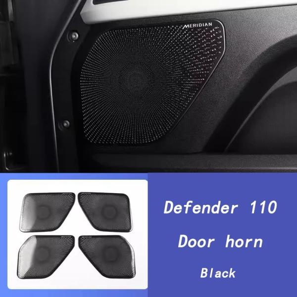 ランドローバーディフェンダー110 2020-2024用 ドアスピーカーネットカバー 110 Door Black