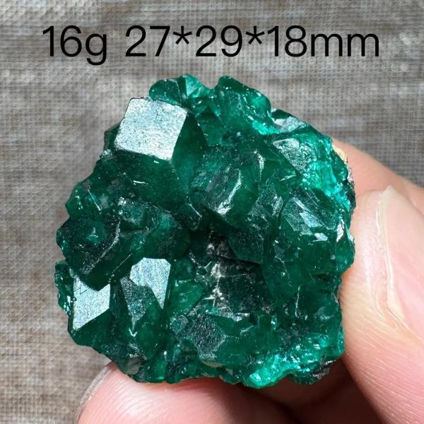 コンゴグリーンディオプタス鉱物標本 緑色結晶 クリスタル インテリア 装飾 培養石 教育用コレクション 30CT
