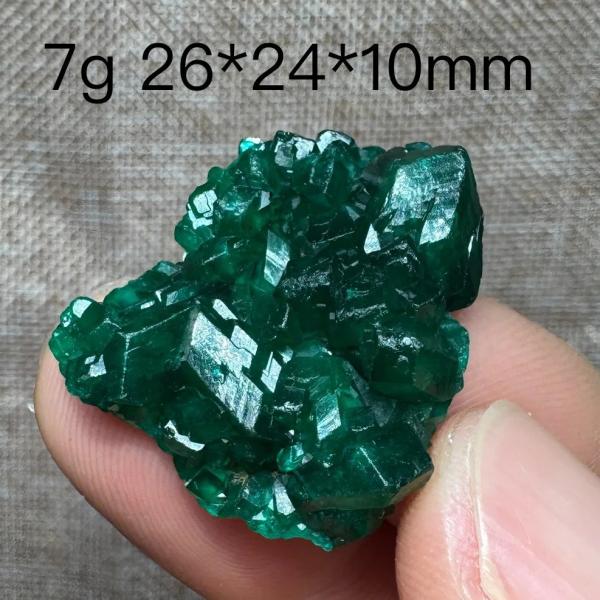 コンゴグリーンディオプタス鉱物標本 緑色結晶 クリスタル インテリア 装飾 培養石 教育用コレクション 37CT
