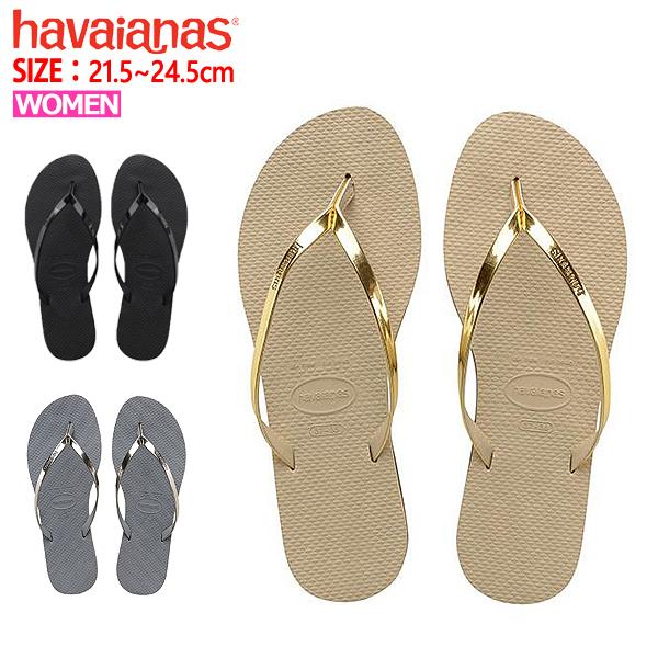ハワイアナス ユーメタリック Havaianas レディース ビーチサンダル You Metallic Hav101 ゆうパケット送料無料 郵3 Hav101 Yellow 通販 Yahoo ショッピング