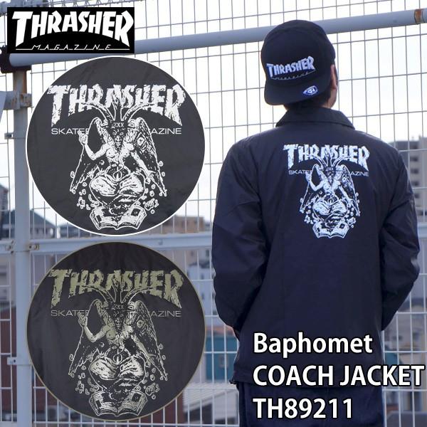 THRASHER（スラッシャー） コーチジャケット メンズ レディース