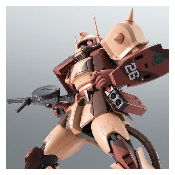 【未開封】ROBOT魂 MS-06D ザク・デザートタイプ カラカル隊所属機 BANDAI（バンダイ） ROBOT魂 ＜SIDE MS＞ MS-06D ザク・デザートタイプ