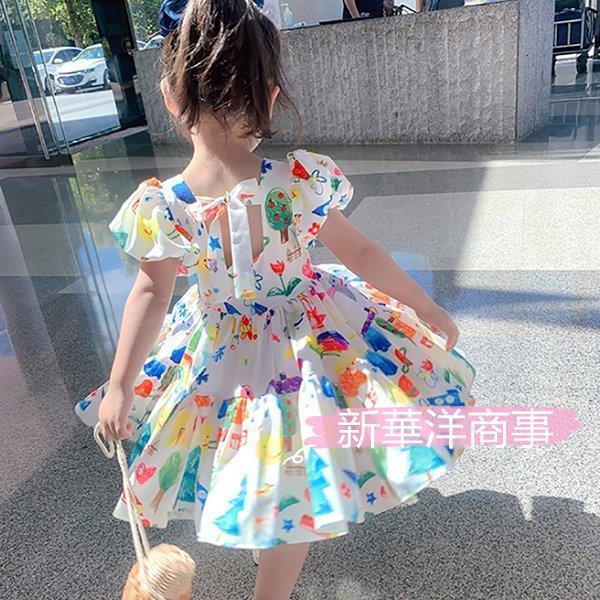 子供服 ワンピース キッズ 女の子 春夏 半袖 花柄ワンピース 韓国子ども服 オールインワン 子供ドレス Dress ベビー服 お姫様 おしゃれ 可愛い カジュアル 新品 Wg39 Y 新華洋商事 通販 Yahoo ショッピング