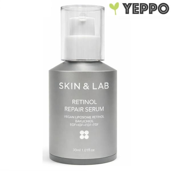 【SKIN&LAB】 スキンアンドラブ レチノールリペアセラム 30ml  ヴィーガンリポソームレチノール3%セラム 美容液  韓国コスメ 【海外通販】