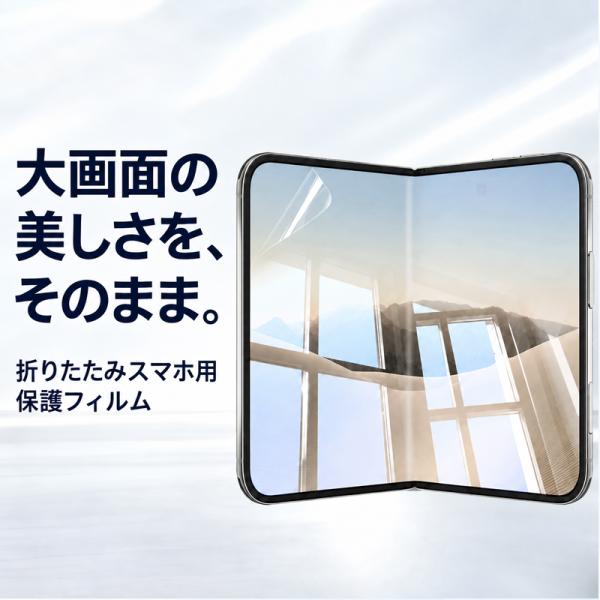 アイフォン デュオ 保護フィルム 折り畳み iPhone Duo 内側 フィルム 全面保護 iPhoneDuo ヒドロゲルフィルム iphone duo インナーディスプレイフィルム 傷修復
