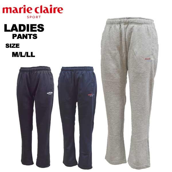 マリクレール marie claire レディース スウェット ロングパンツ 444