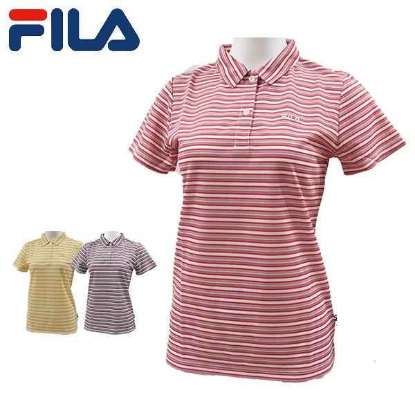 フィラ Fila レディース ポロシャツ 半袖 Fl5405 メール便も対応 ボーダー テニス Fl5405 スポーツ イング 通販 Yahoo ショッピング