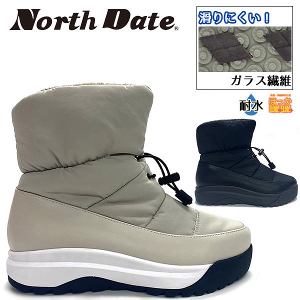 ノースデイト レディース ブーツ 冬 靴 スノーシューズ スノー