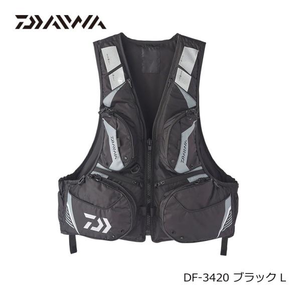 ダイワ DF-3420 フローティングベスト L ブラック / 救命胴衣 船釣り