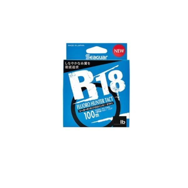 他サイト： クレハ　シーガーR18 フロロハンターTACT 100m 5lb クリア　/ バス フロロカーボン タクト 伊藤巧の商品画像