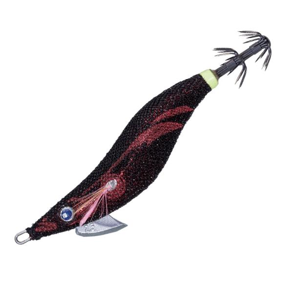 メジャークラフト　BEOE-2.5 ビッグアイ・オモリグエギ 2.5号 #014 レッドシルエットブラック