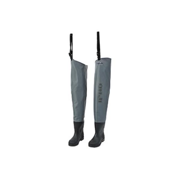 ずり下がりを抑えるサイドベルト付き膝部までの水深に対応するヒップウェダーは、肩ベルトが無いため着脱も簡単で、持ち運びもしやすく長靴感覚で手軽に使えます。小規模な河川、渓流域での着用に最適です。X-sell　OH-001Rエクセル　OH-00...