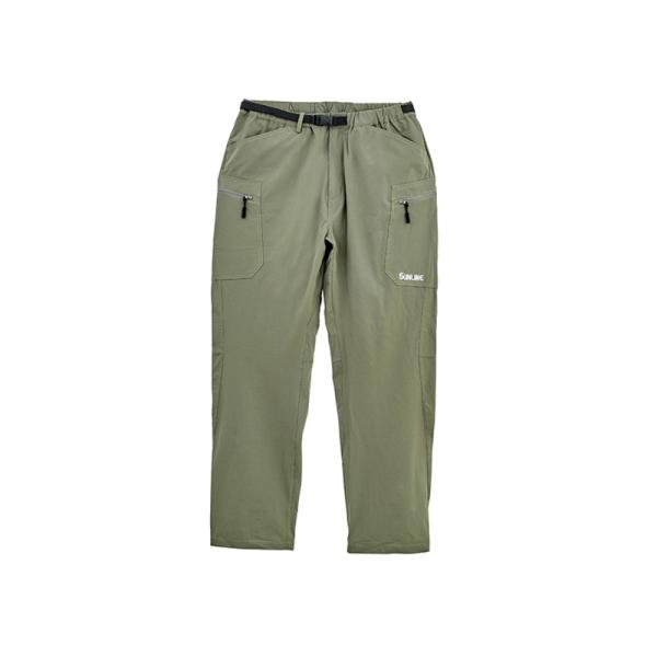 サンライン SUW-05304 フィッシングロングパンツ グレイッシュグリーン