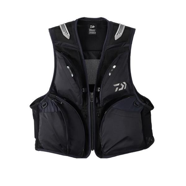 Daiwa フィッシングベスト DV-2122 クールベストブラック　Lsize DAIWA（ダイワ） DV-2122 クールショートベスト ブラック L : 釣具の