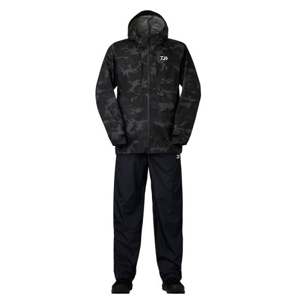 ダイワ　DR-3324 RAINMAXコンパクトレインスーツ ブラックカモ 2XL