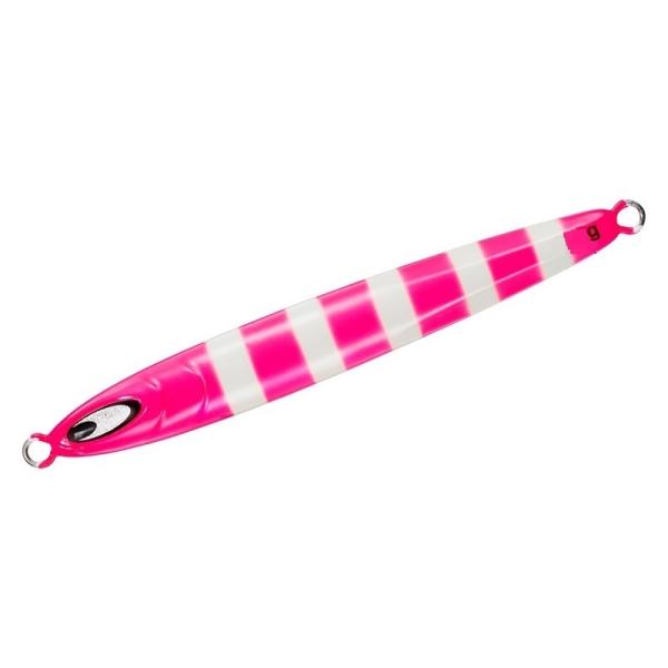ダイワ　鏡牙ジグセミロング 130g フラッシュピンクゼブラグロー
