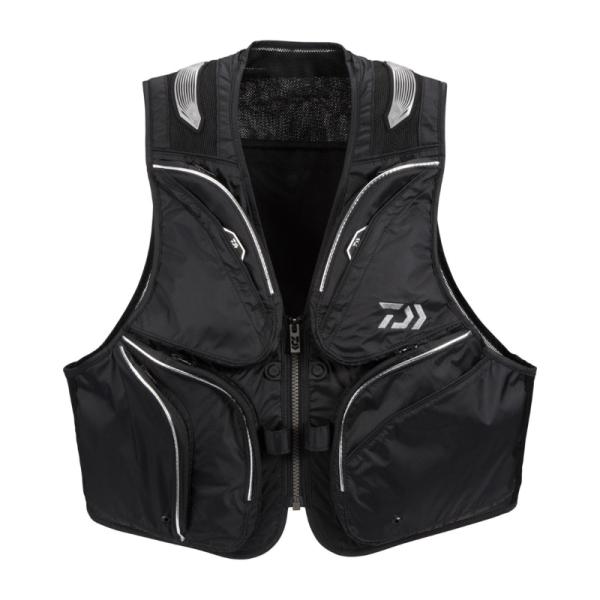 Daiwa SSPECIAL フィッシングベスト XL DAIWA（ダイワ） DV-3025 ショートフィッシングベスト ブラック 2XL