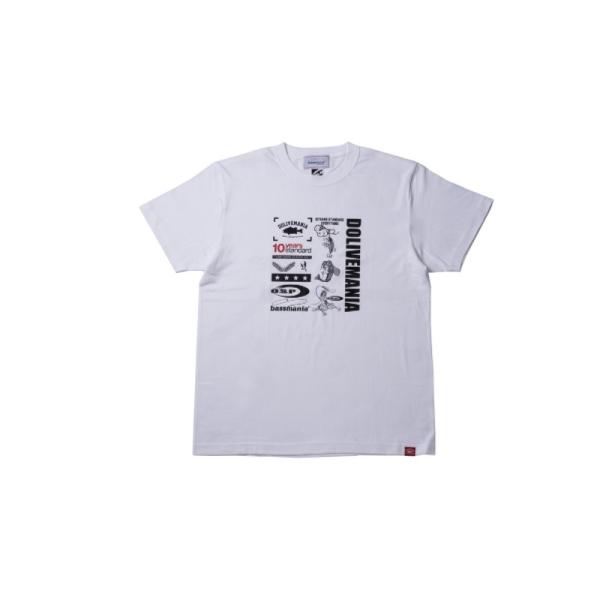 OSP O.S.P×bassmania ミックスデザインTシャツ S ホワイト 【夏物衣料大処分】【在庫限り特価】