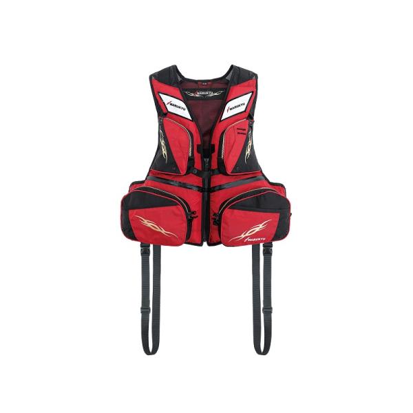 マルキュー PFD03 L2 ライフジャケット L-LL レッド : 釣具のFTO