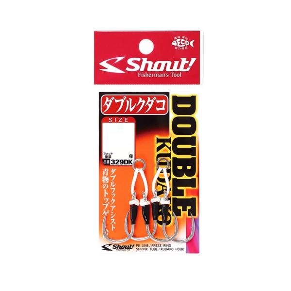 たこたく シャウト 329DK ダブルクダコ 4/0 シルバー : 釣具のFTO - 通販
