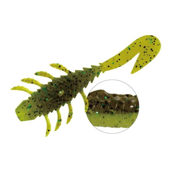 マグバイト　MBW26 プルグラブミニ 3インチ 04 グリパンチャート　/ MAGBITE PULLGRAB MINI ロックフィッシュ 根魚