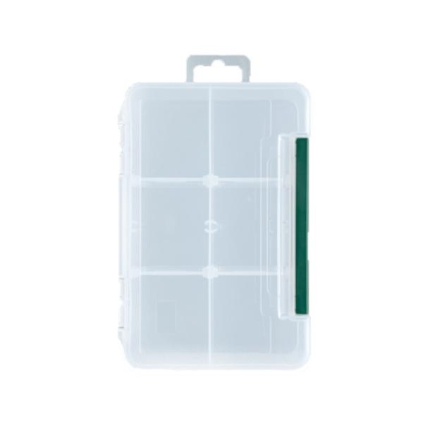 ハードマスター400、500、620、BM-7000中皿にシステム収納可能。MEIHO明邦　SFC フライケースHD クリア●サイズ外寸：178×120×60mm　　　　内寸：170×108×56mm●素材：ポリプロピレン