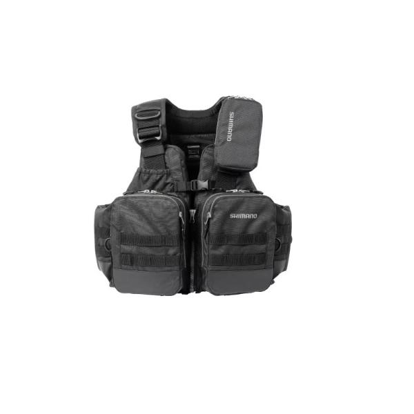 シマノ（SHIMANO） VF-274W アクトゲームベスト XL ブラック : 釣具の