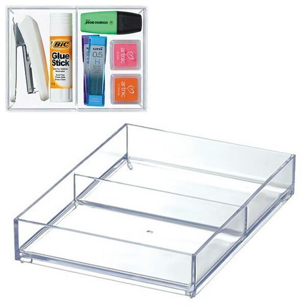 サイズ(約):幅115×奥行154×高さ27mm本体重量:70g材質:スチロール樹脂品番:LM-T12製造国:日本メーカー:吉川国工業所収納 box case tray すっきり スッキリ 片付け 分類 おしゃれ お洒落 国産 日本製 クリ...