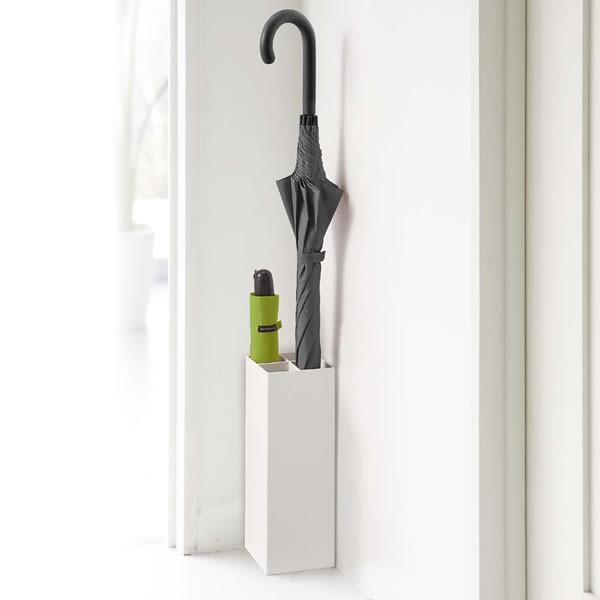 サイズ（約）:幅11×奥行11×高さ30cm重量（約）:1.3kg材質:本体/スチール（粉体塗装）　受皿/ポリプロピレンメーカー:山崎実業山実 YAMAZAKI ヤマジツ 白 折り畳み傘 折りたたみ傘 長傘 可能 収納 置ける 差せる スタ...