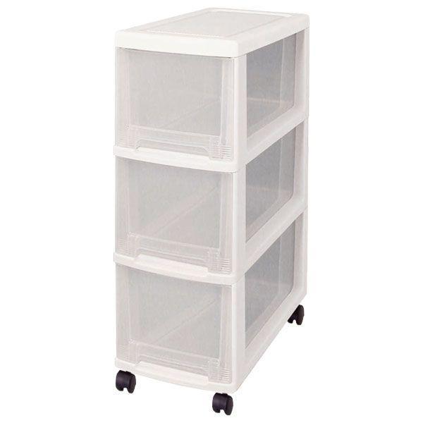 サイズ(約):幅22×奥行43×高さ69cm内寸サイズ(約):最小内寸/幅15.8×奥行39.0×深さ18.0cm重量（約）:2.9kg材質:本体/ポリプロピレン　キャスター/ナイロン製造国:日本メーカー:天馬日本製 国産 台所 スペース ...