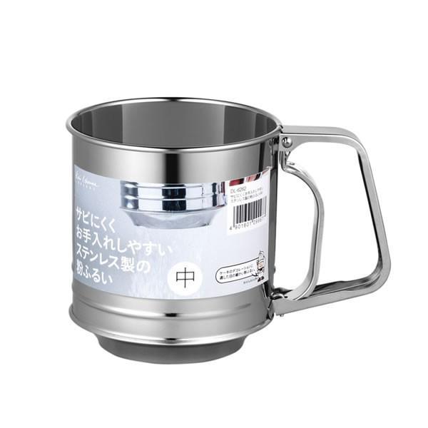 本体サイズ（約）:幅16×奥行10×高さ11cm重量（約）:130g材質:容器・部品/ステンレススチール　樹脂部/ナイロン　網/18-8ステンレススチール品番:DL6262製造国:日本メーカー:貝印小麦粉 強力粉 薄力粉 砂糖 粉糖 アーモ...