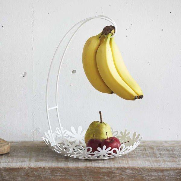 山崎実業 バナナスタンド Tower タワー バナナスタンド フラワーバスケット ホワイト 2468 フルーツボウル バナナフック 果物 保存 びーんず生活雑貨デポ 通販 Paypayモール