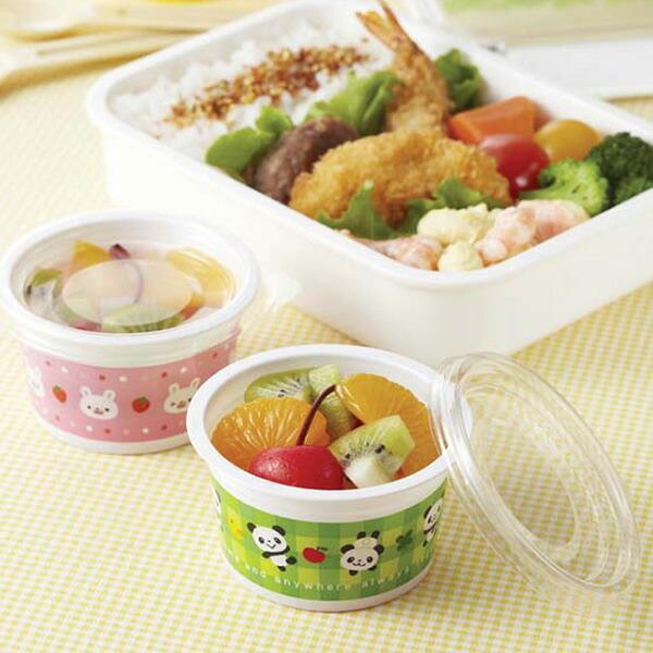 おかずカップ フタ付フルーツカップ パンダ うさぎ お弁当 カップ おかず入れ びーんず生活雑貨デポ 通販 Paypayモール