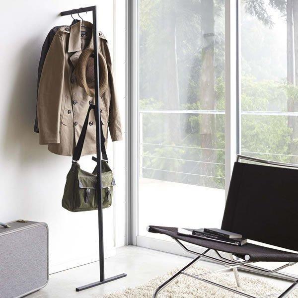 サイズ(約):幅38×奥行38×高さ160cm重量(約):1.4kg材質:本体/スチール(粉体塗装)　滑り止めキャップ/シリコーン　フック部、台座キャップ/ポリプロピレン耐荷重(約):ハンガー部/5kg　各フック部/1kg品番:2768製造...