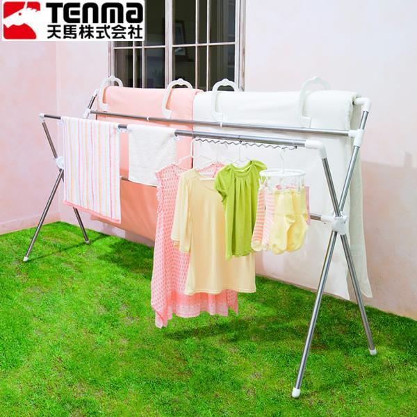 サイズ（約）:幅108〜241×奥行57×高さ87〜125cm収納時サイズ（約）:幅108×高さ94×奥行9cm重量（約）:4.9kg材質:本体/ステンレス巻きスチールパイプ　樹脂部分/ポリプロピレン、ABS樹脂、ナイロン　金属部品/スチー...