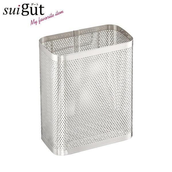 サイズ（約）:幅6.4×奥行8.2×高さ10cm重量（約）:65g材質:ステンレス鋼品番:SUI-6078製造国:日本メーカー:和平フレイズ食器乾燥 食器 箸 フォーク スプーン ナイフ ポケット 縦型 パンチング 通気性 水切れ 衛生的 ...