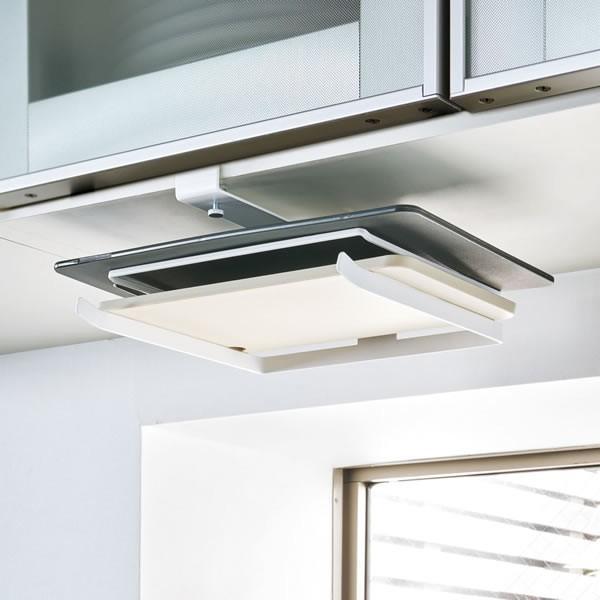 商品サイズ(約):幅25×奥行26.5×高さ11cm重量(約):650g材質:本体/スチール(粉体塗装)耐荷重(約):上段/500ｇ　下段/1kg製造国:中国メーカー:山崎実業山実 yamazaki 棚下 戸棚下 ハンガー ラック ケース ...