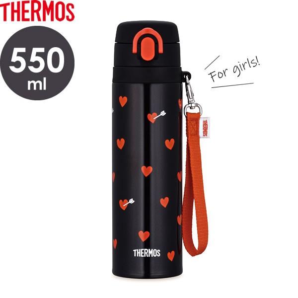 サーモス 水筒 真空断熱ケータイマグ 550ml ブラックレッド Bkr Jnt 551 Thermos 500 かわいい ステンレス 通学 びーんず生活雑貨デポ 通販 Paypayモール