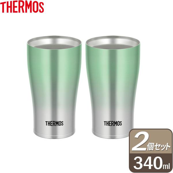 �T�[���X �H��@�Ή� �^��f�M�^���u���[ 340ml �O���[���t�F�[�h ���F2�Z�b�g JDE-341C �b THERMOS �^���u���[ �������