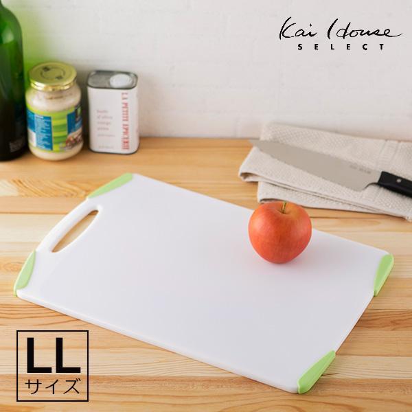 商品サイズ（約）:幅42×奥行29.2×高さ0.9cm重量（約）:715g材質:本体/ポリプロピレン　フチ部/エラストマー耐熱温度:110度品番:AP5311製造国:台湾製造メーカー:貝印まな板 すべり止め付き 軽量 中心薄型 長方形 スク...