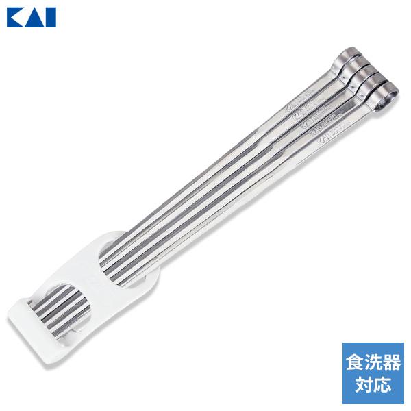 サイズ（約）:縦21.2×横3.5×高さ1.6cm重量（約）:72g材質:串/ステンレススチール　収納パーツ/ABS樹脂耐熱温度:収納パーツ/100度品番:DH-8056 製造国:中国メーカー:貝印アウトドア キャンプ 串焼き セット 道具...