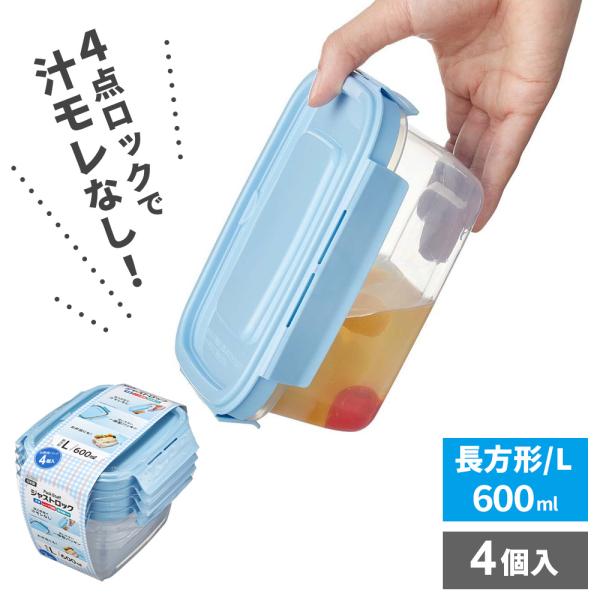 EBiSU（エビス） 保存容器 パックスタッフ ジャストロック 長方形 L