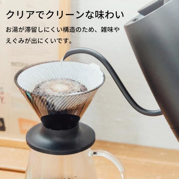 HARIO �n���I V60 �h���b�p�[ NEO 01 �u���b�N 1�`2�t�p �b VDN-01-B VDN-02-B �H��@�Ή� �h���b�v�R�[�q�[ ���i�摜3