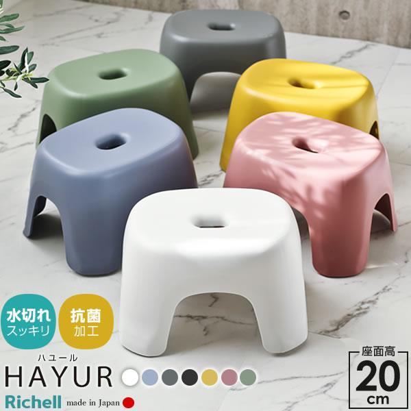 外寸サイズ（約）:幅31.5×奥行25×高さ19cm座面高さ（約）:20cm重量（約）:600g材質:本体/ポリプロピレン　脚部/ポリエチレン製造国:日本メーカー:リッチェル