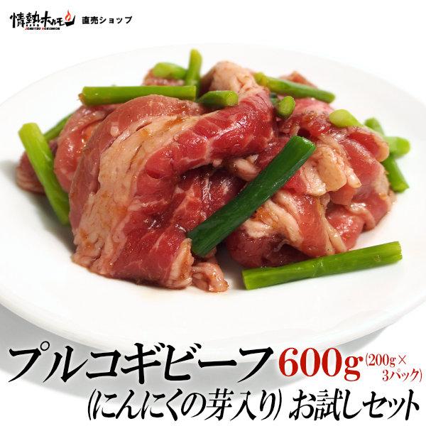 プルコギ ビーフ にんにくの芽入り お試しセット 600g ビビゴ おかず 焼肉セット バーベキューセット BBQセット 肉 牛肉 食品 にく 爆買