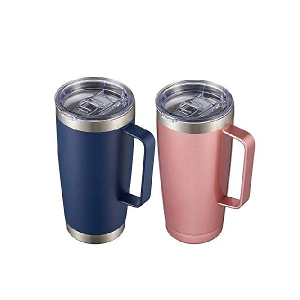 PYD Life Sublimation Tumblers Blanks with Handle 30 OZ White Coffee Mugs  Insulated Reusable Travel Cups with Leakproof Lid and Stainless Straw for