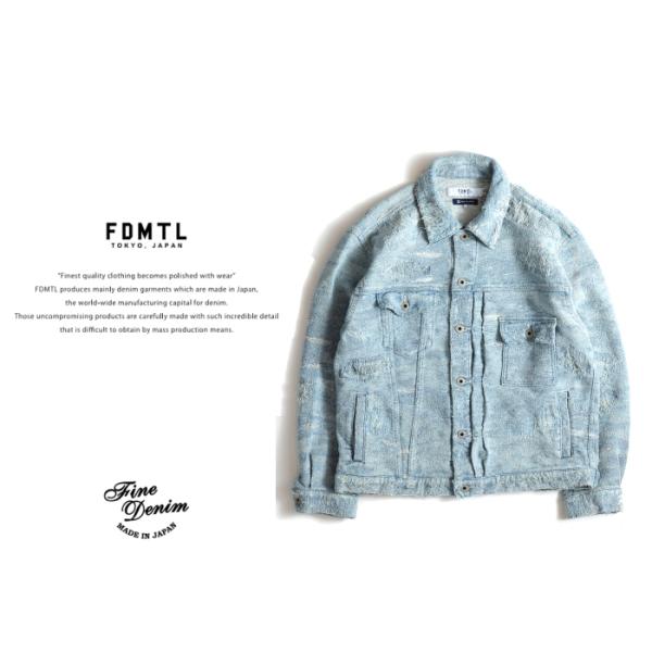 FDMTL（ファンダメンタル） fa24jk33h DENIM JACKET 8YR WASH 8年加工